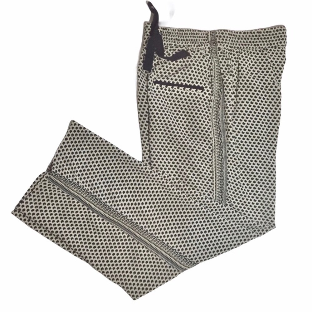 Geometric Print SIlky Lounge Pajama Pants